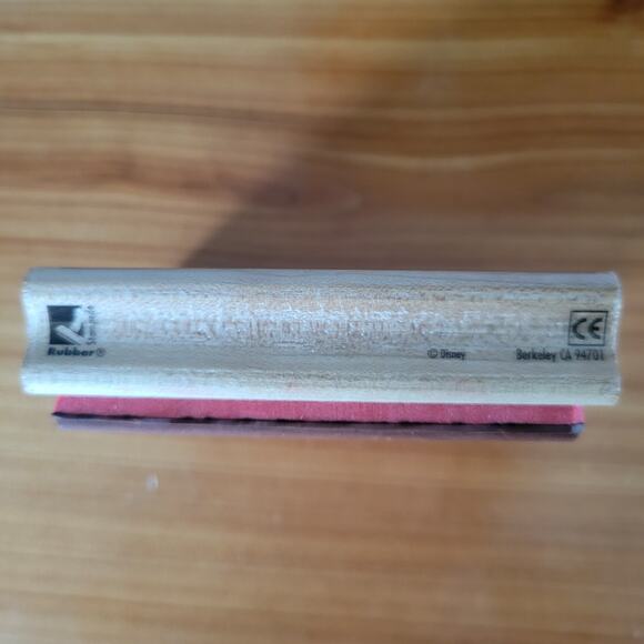 Disney Mickey Seed Packet, Rubber Stamp, Mouse A1306F Wood Ink Block - Picture 7 of 8